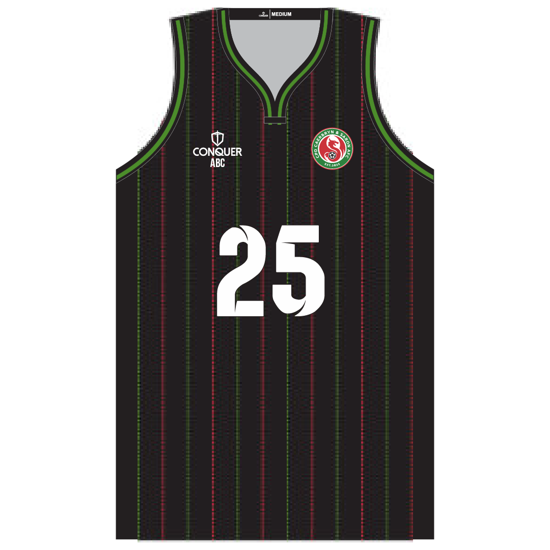 Caerbryn & Saron AFC Basketball Vest Kids