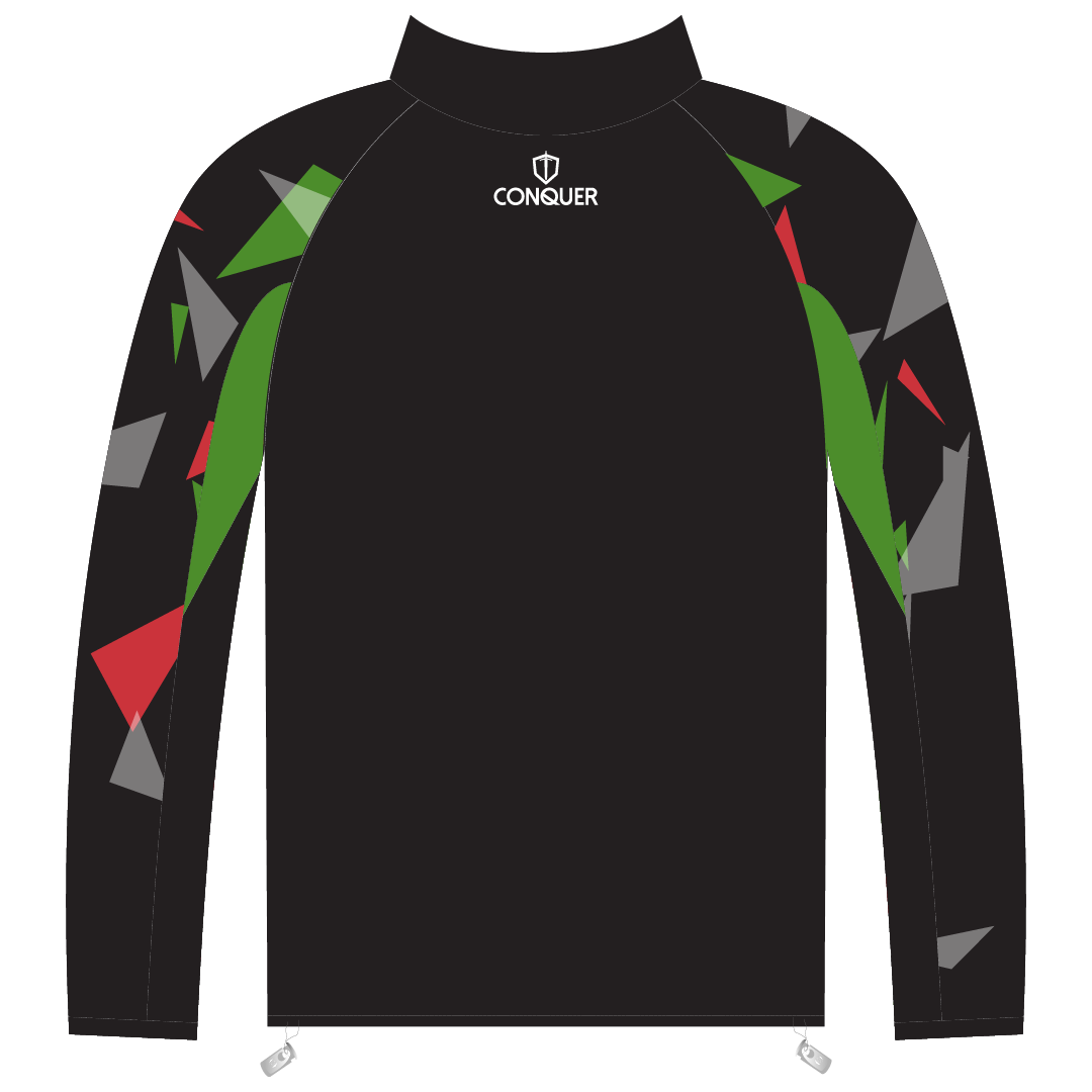 Caerbryn & Saron AFC PRO 1/4 Zip Midlayer (patterned sleeves)