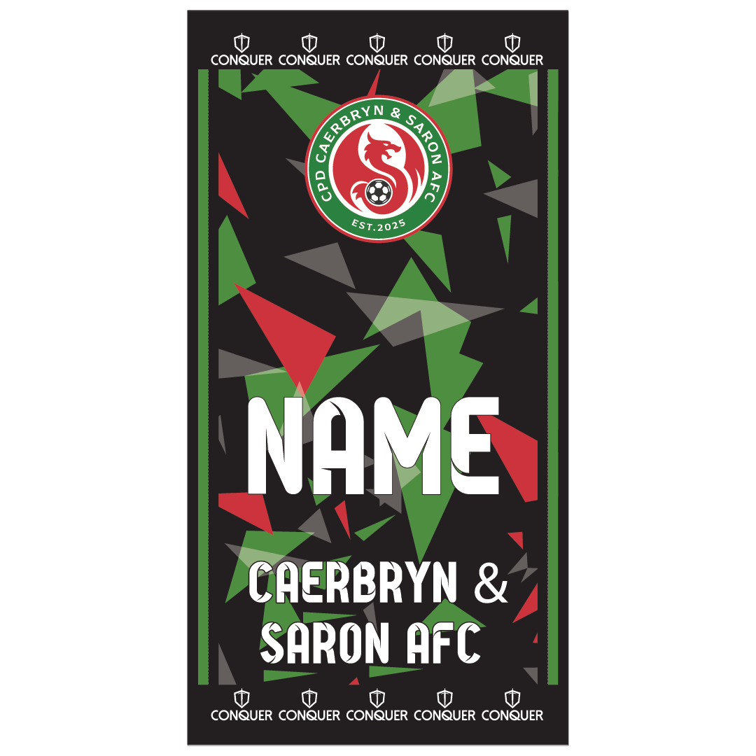 Caerbryn & Saron AFC Beach Towel