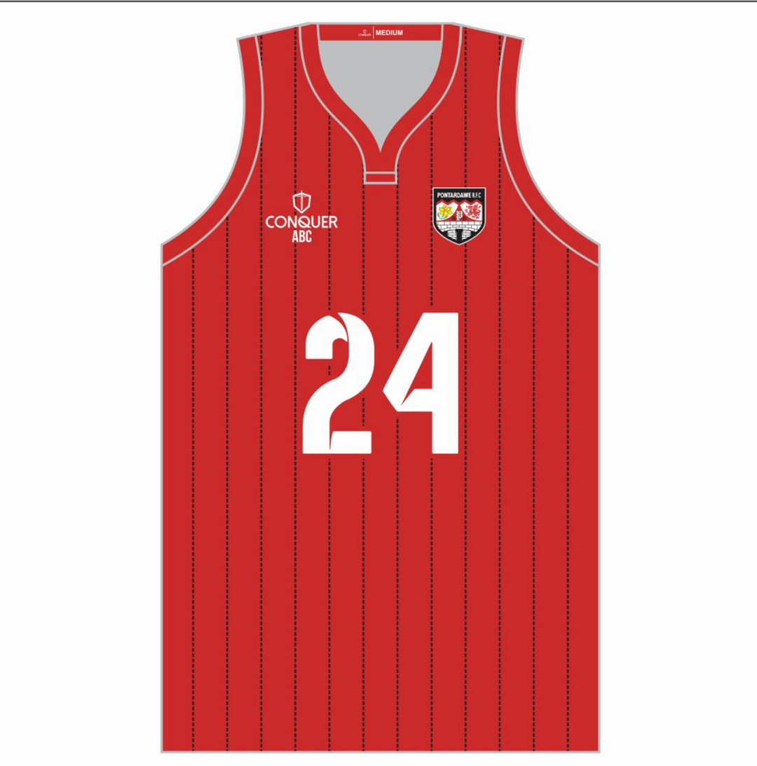 Pontardawe RFC Sublimated Basketball Vest