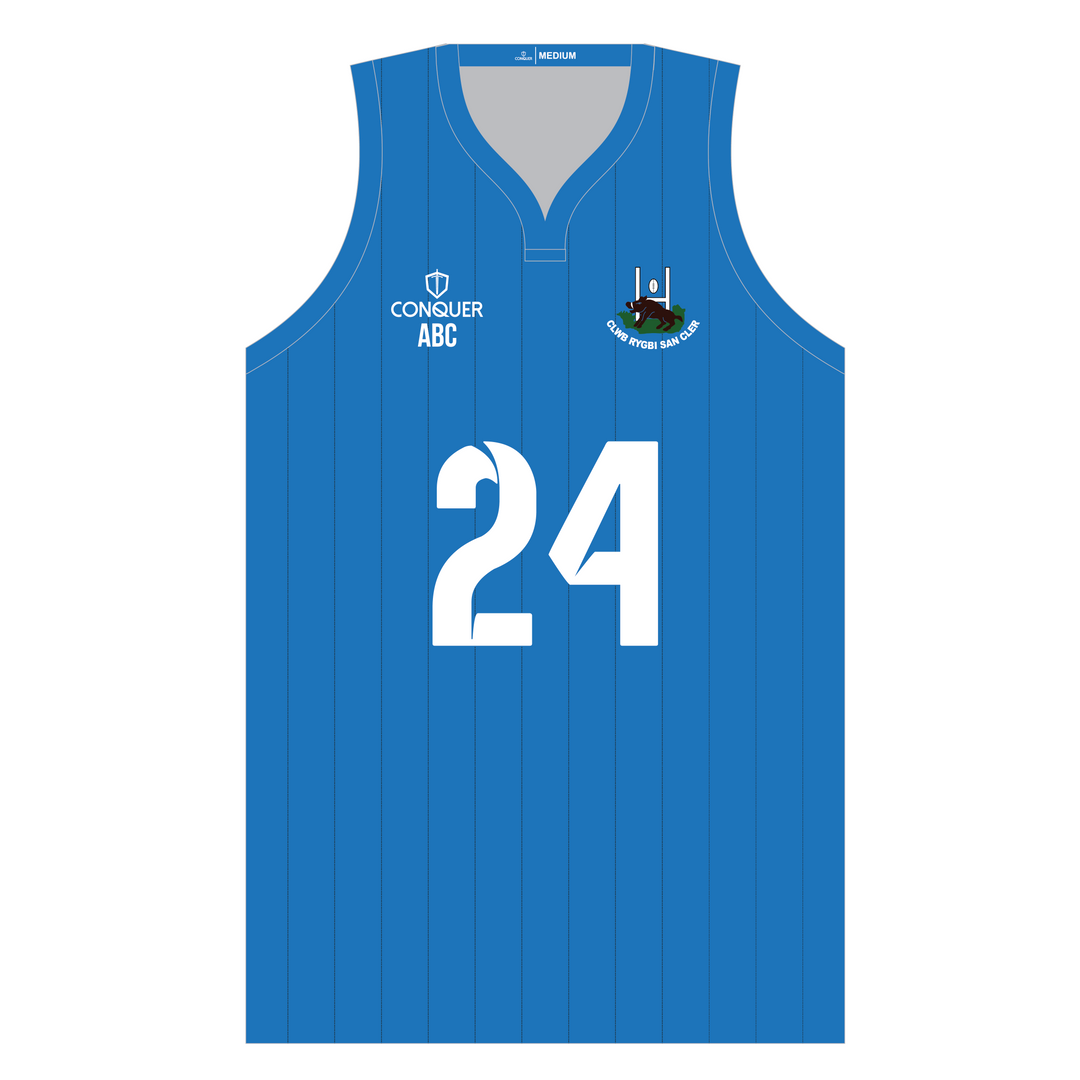 St Clears RFC Sublimated Basketball Vest