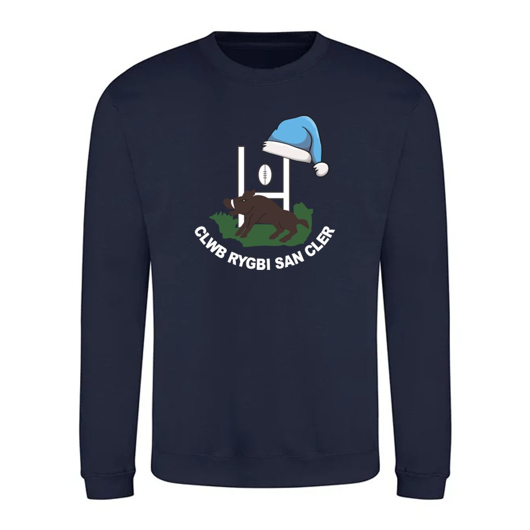 St Clears RFC Christmas Sweatshirt KIDS