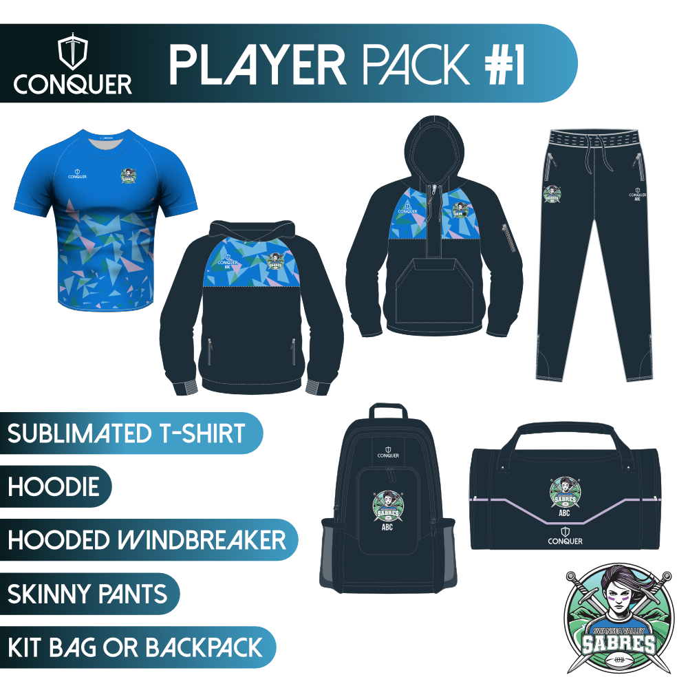 Swansea Valley Sabres PLAYER PACK 1 ADULT Sizes