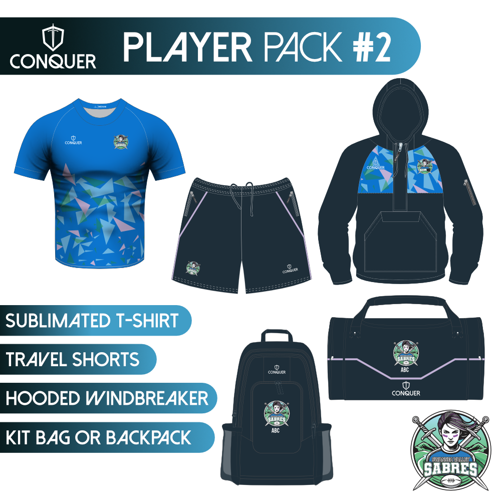 SVS PLAYER PACK 2 ADULT Sizes