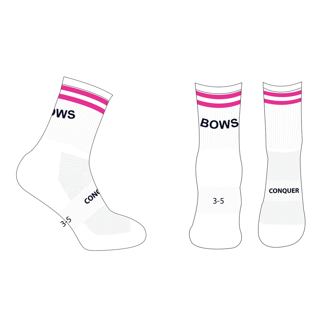 Trebanos Bows RFC Crew Socks Kids