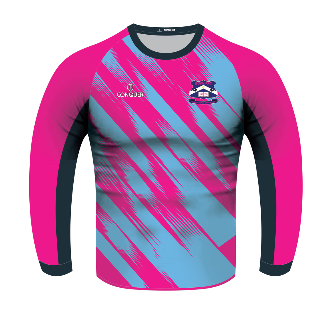 Trebanos Bows RFC Sublimated Long Sleeve T-Shirt Kids