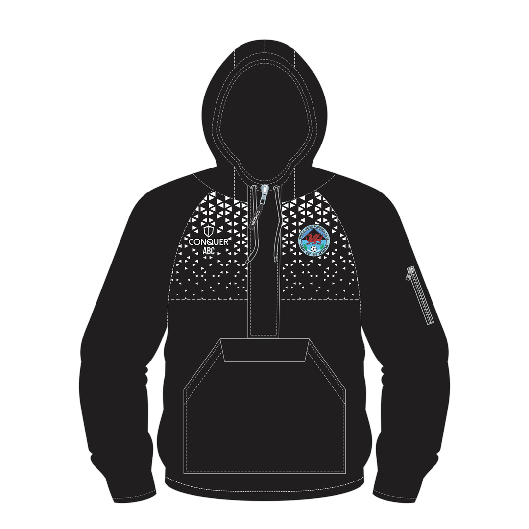 Tumble Colts AFC 1/4 Zip Hooded Windbreaker (Kids)