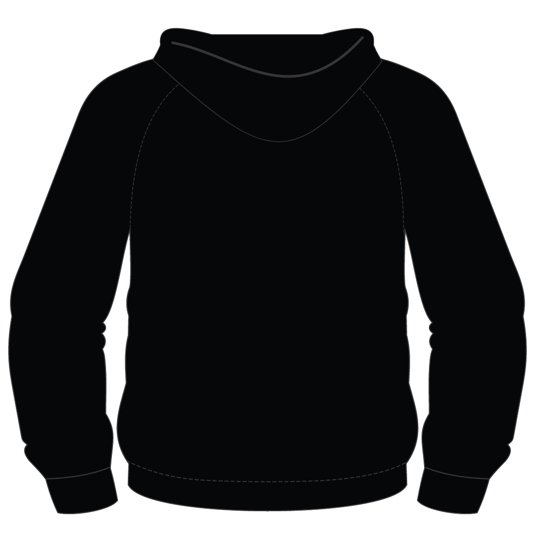 Tumble Colts FZ Hoodie KIDS - Black