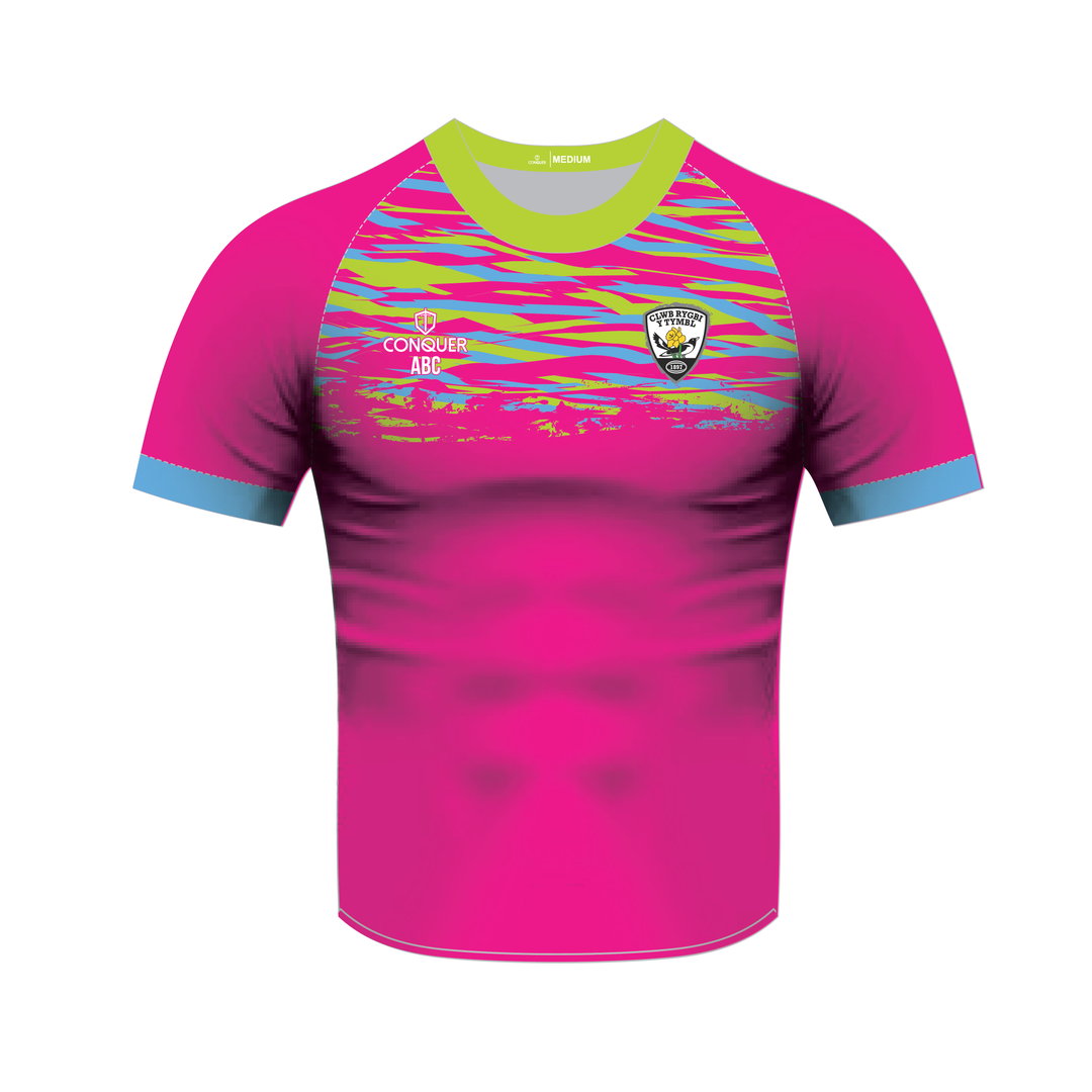Tumble RFC (Marbella Tour) Sublimated T-Shirt KIDS - Pink