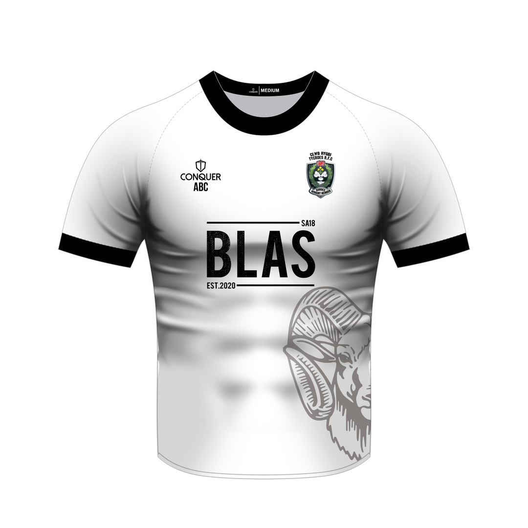 Tycroes RFC U16's White Sublimated T-Shirt