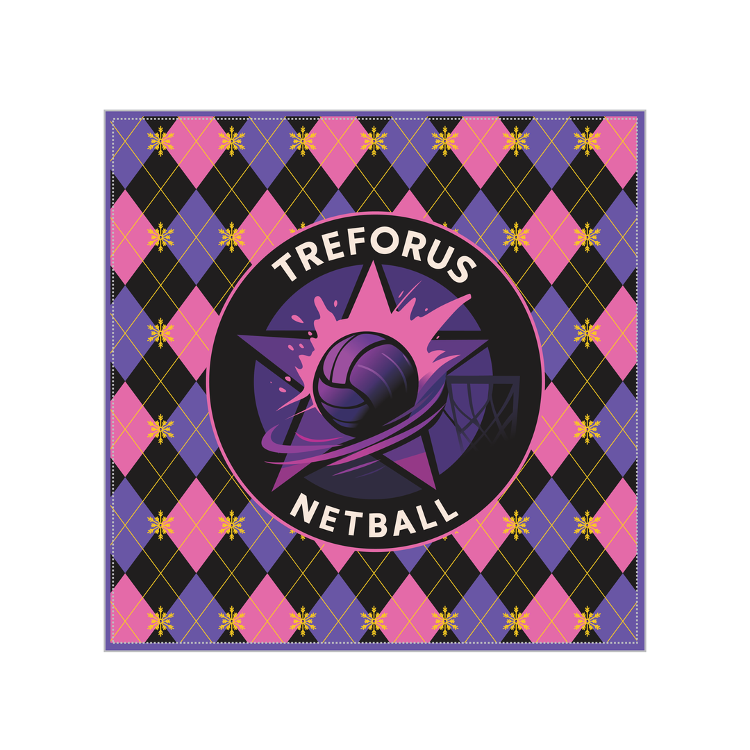 Treforus Netball Christmas Cushion