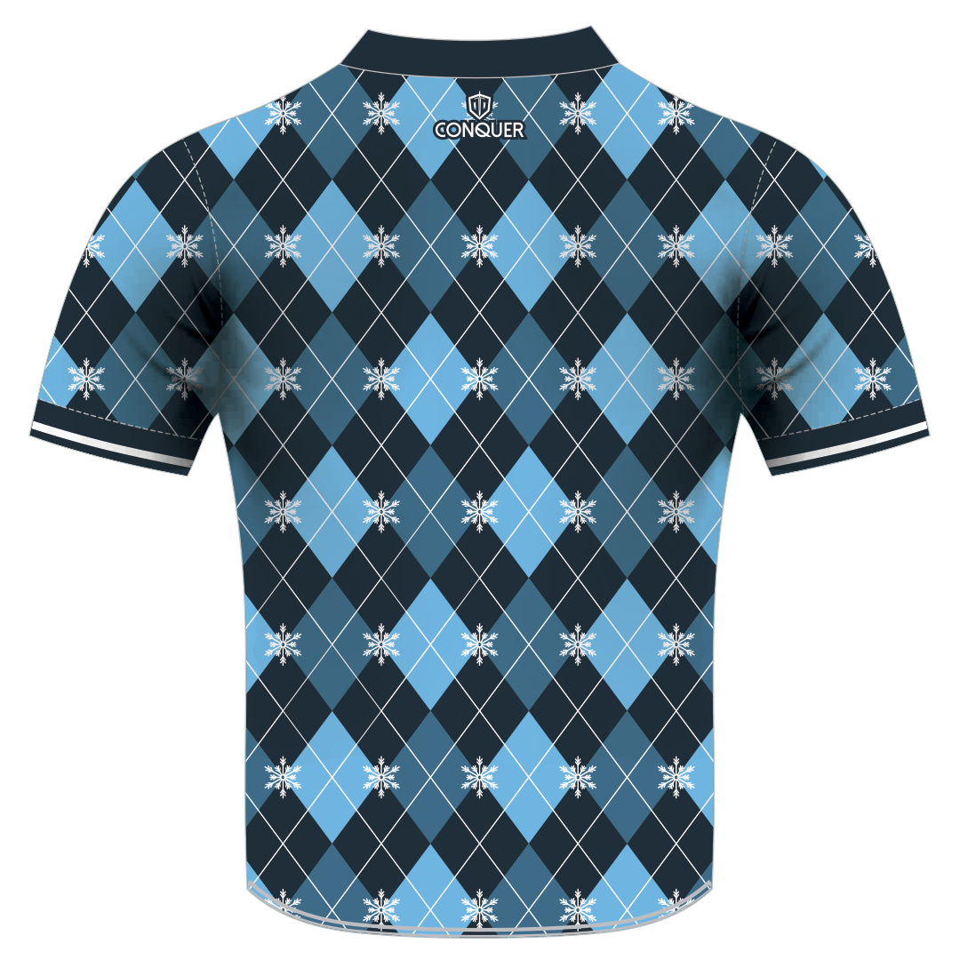 Trebanos RFC Sublimated Christmas T-Shirt - Diamonds