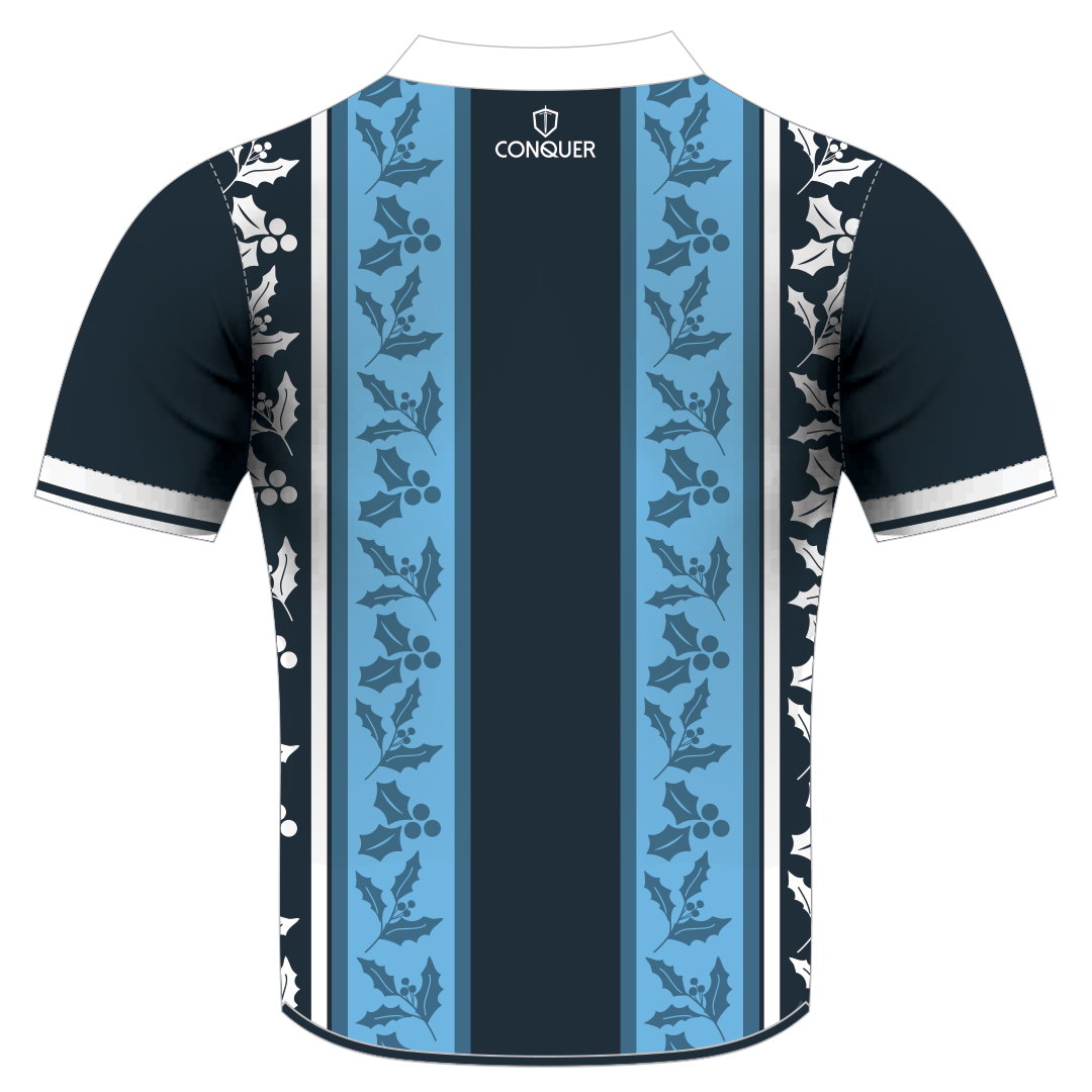Trebanos RFC Sublimated Christmas T-Shirt KIDS - Holly