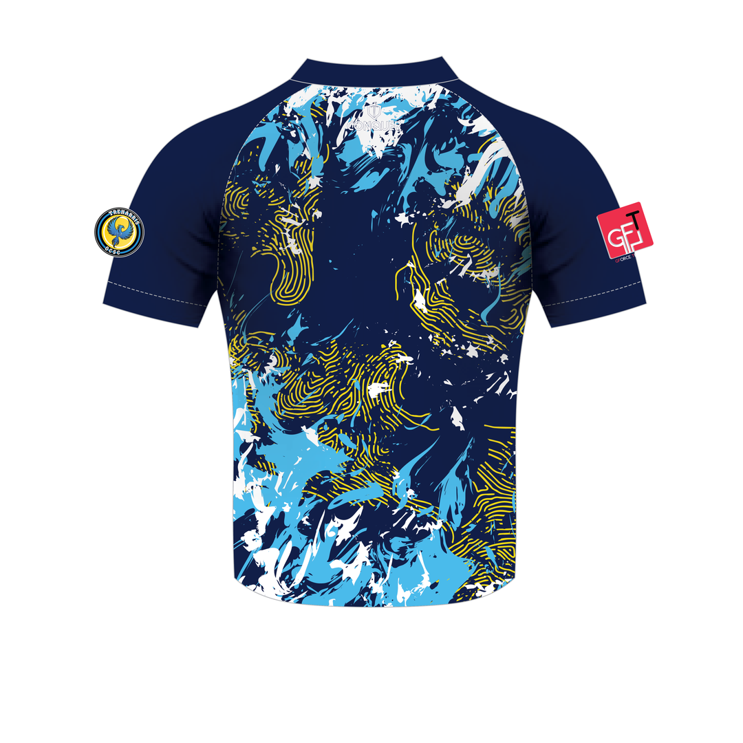 Treharris RFC Sublimated T-Shirt KIDS - TOUR, Blue