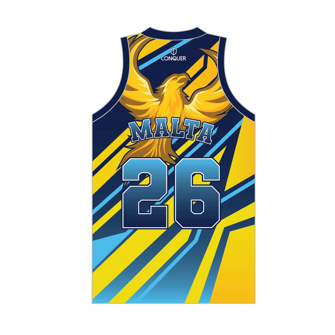 Treharris RFC Sublimated Basketball Vest - TOUR