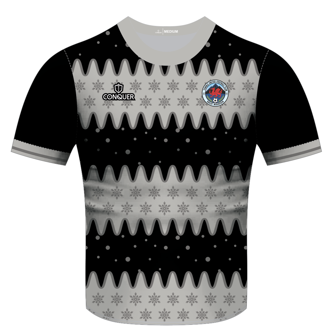 Tumble Colts Sublimated Christmas T-Shirt - Snowflake