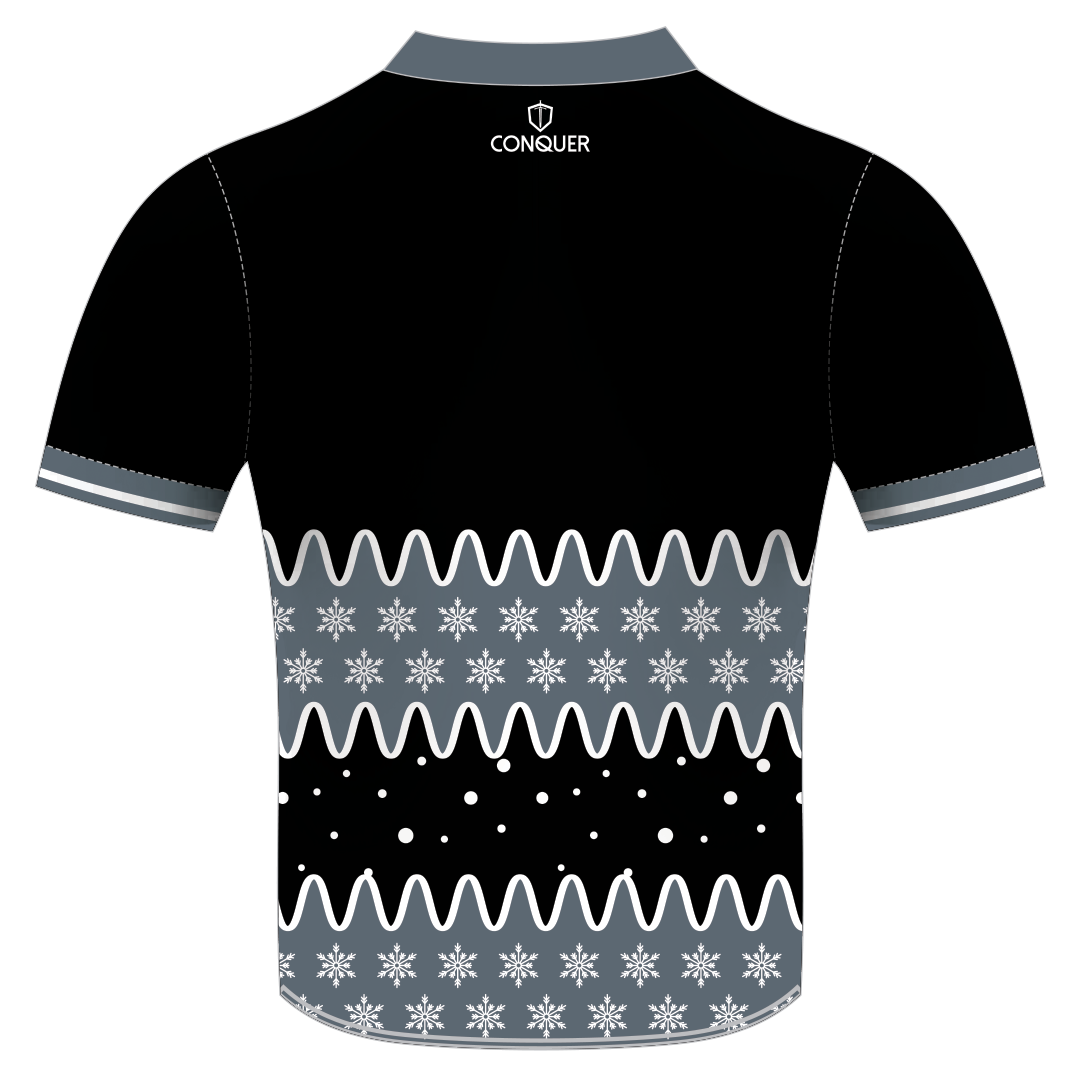 Tycroes RFC Sublimated Christmas T-Shirt - Snowflake