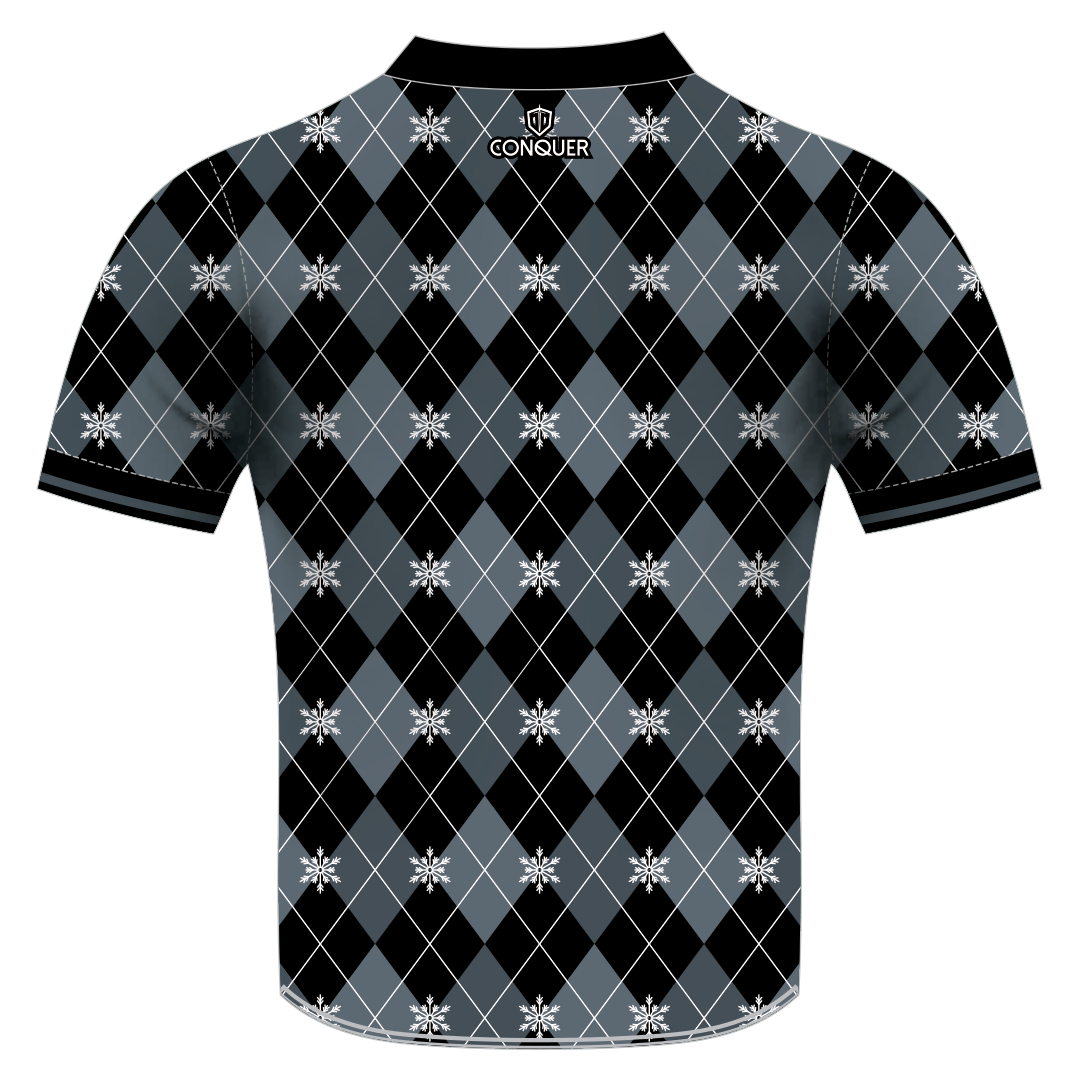Tycroes RFC Sublimated Christmas T-Shirt KIDS - Diamonds