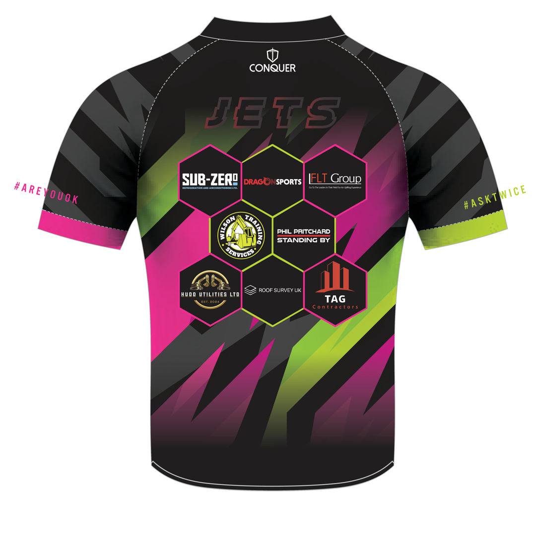 South Wales Jets Black Sublimated T-Shirt