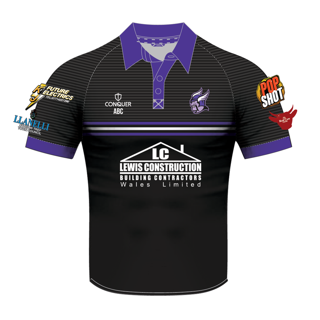 Violet Vikings Sublimated Polo Shirt