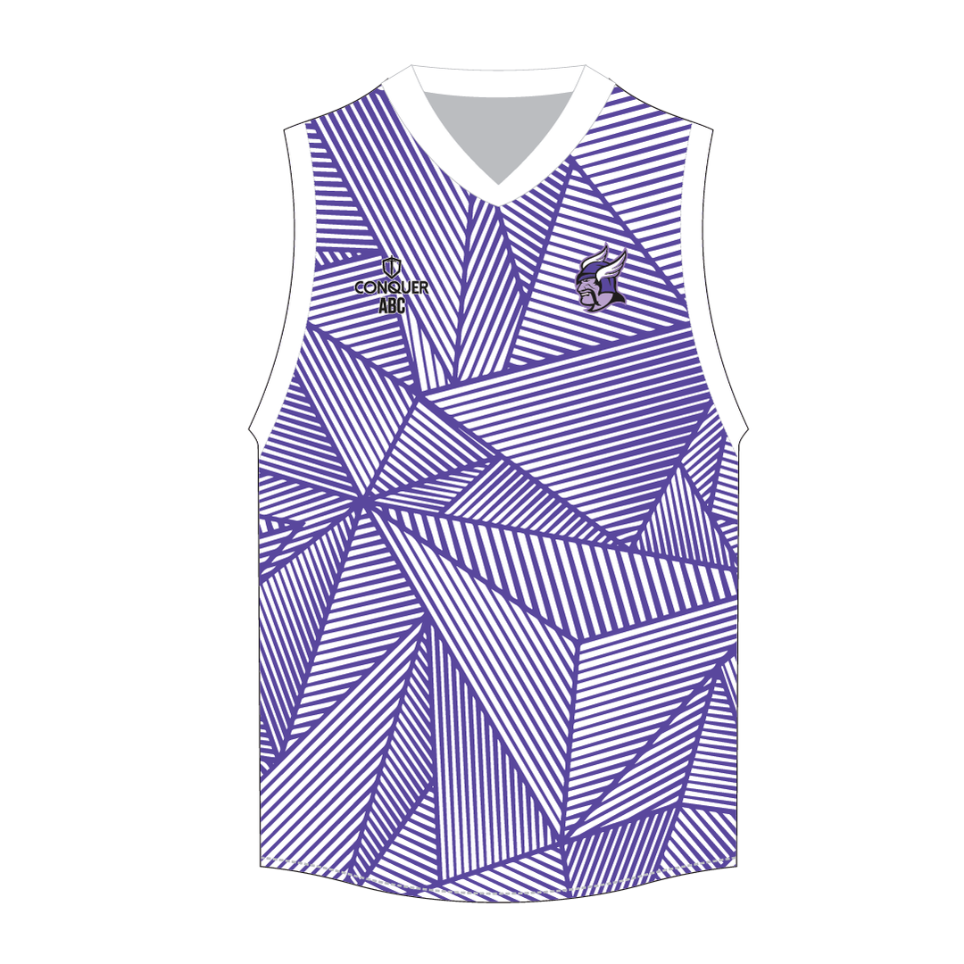 Violet Vikings Sublimated Aussie Vest