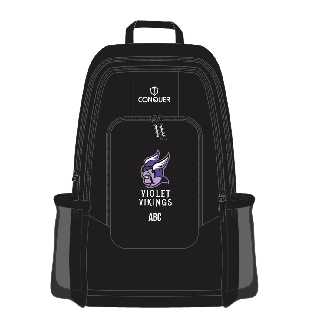 Violet Vikings Shoulder Backpack
