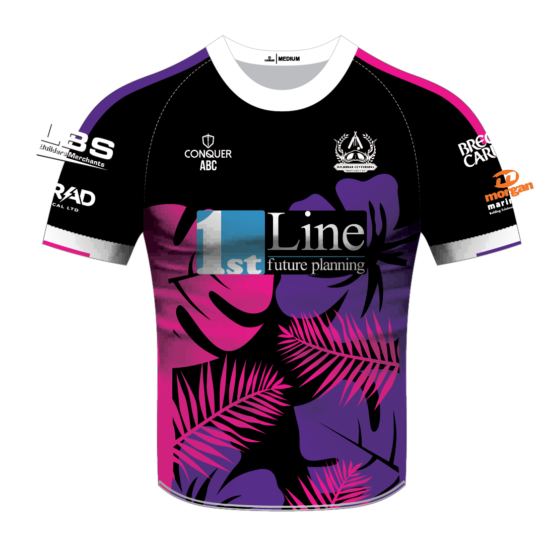 Wildboar Centurions Sublimated T-Shirt - Flower Pattern
