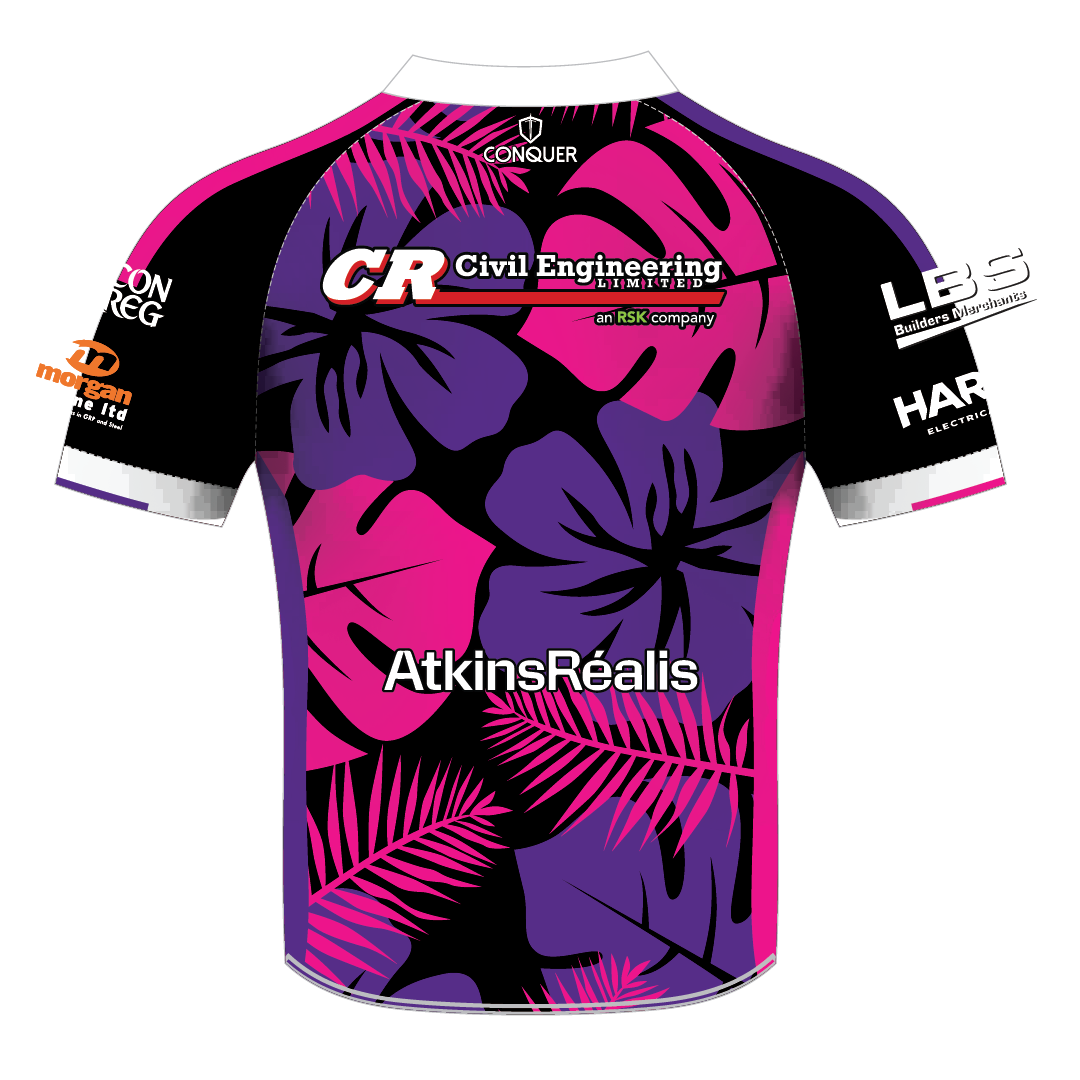 Wildboar Centurions Sublimated T-Shirt - Flower Pattern
