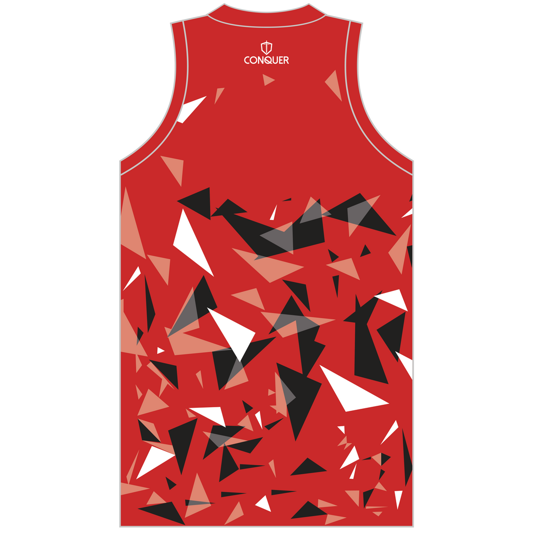 Welsh Fire Service Rugby Red Sublimated Basketball Vest