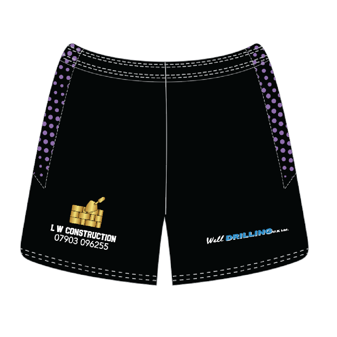 YBM Tim Cyntaf Training Shorts (Purple)