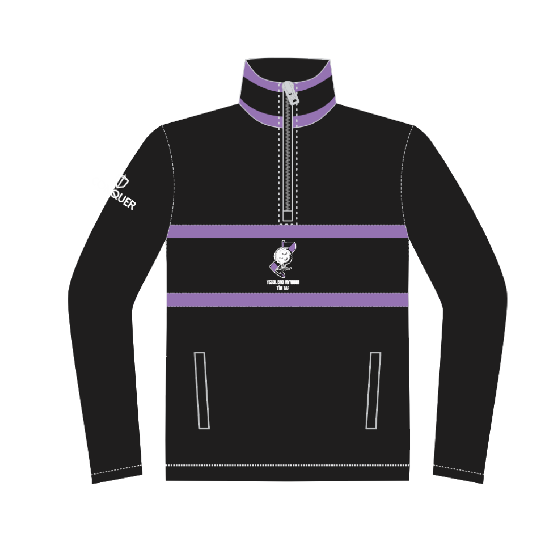 YBM Tim Cyntaf 1/4 Zip Polar Fleece Midlayer