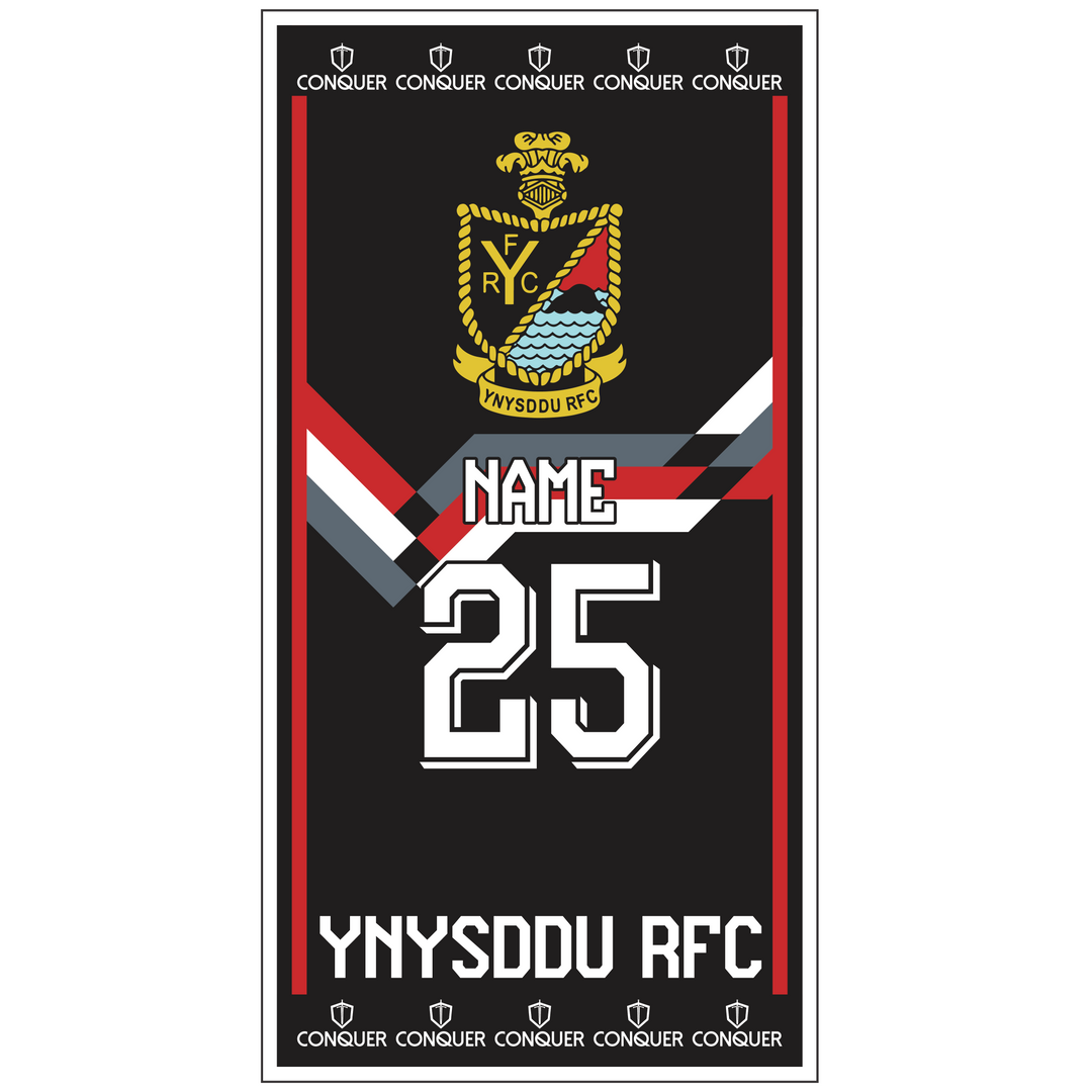 Ynysddu RFC Beach Towel
