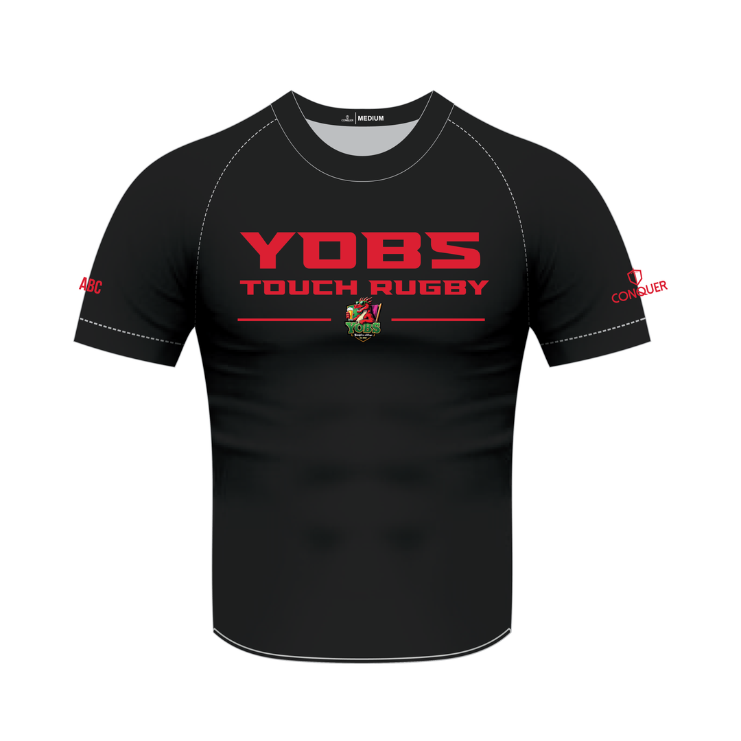 YOBs Tagline Sublimated T-Shirt KIDS - Red