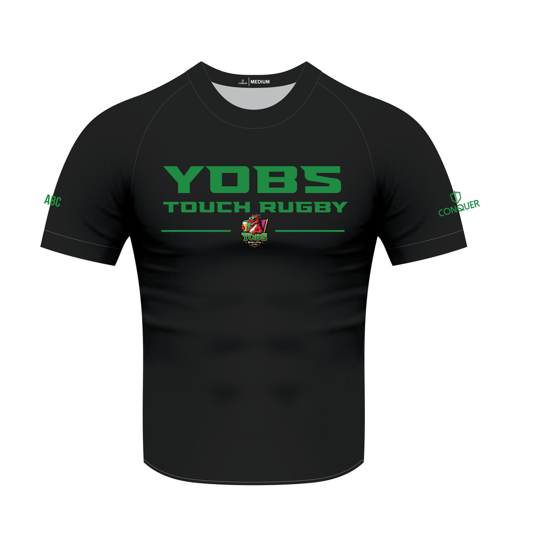 YOBs Tagline Sublimated T-Shirt KIDS - Green