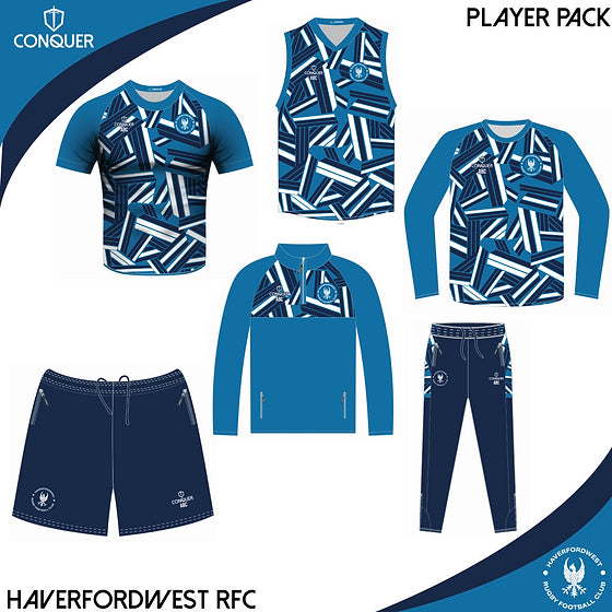 Haverfordwest RFC Seniors PLAYER PACK ADULT Sizes
