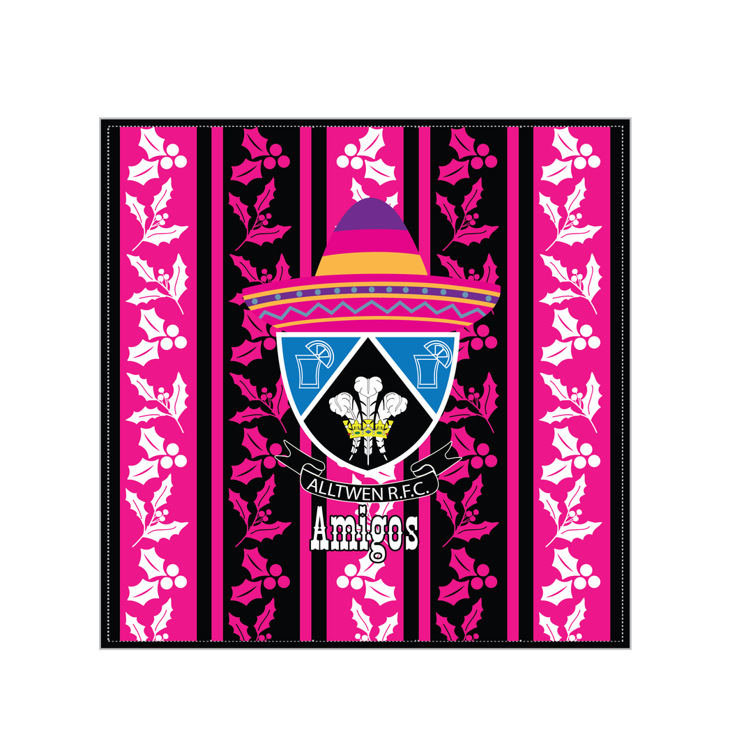 Alltwen Amigos RFC LADIES Christmas Cushion