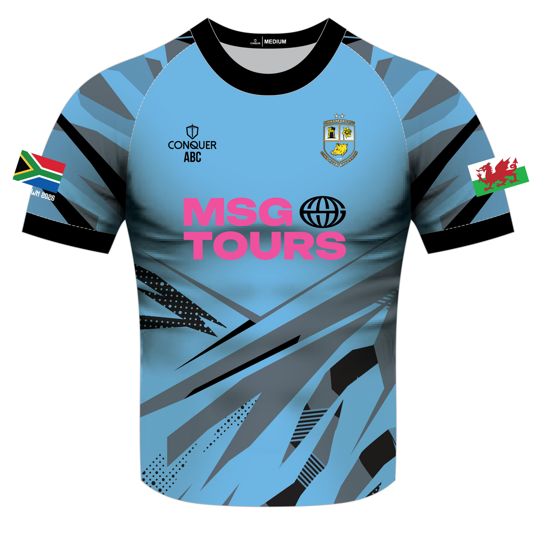 Ammanford RFC Sublimated T-Shirt - SOUTH AFRICA TOUR