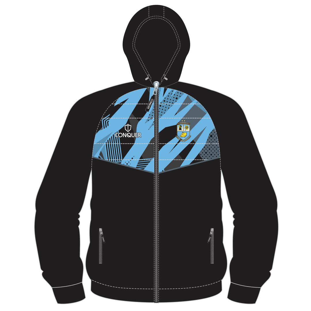 Ammanford RFC Full Zip Hybrid Hoodie