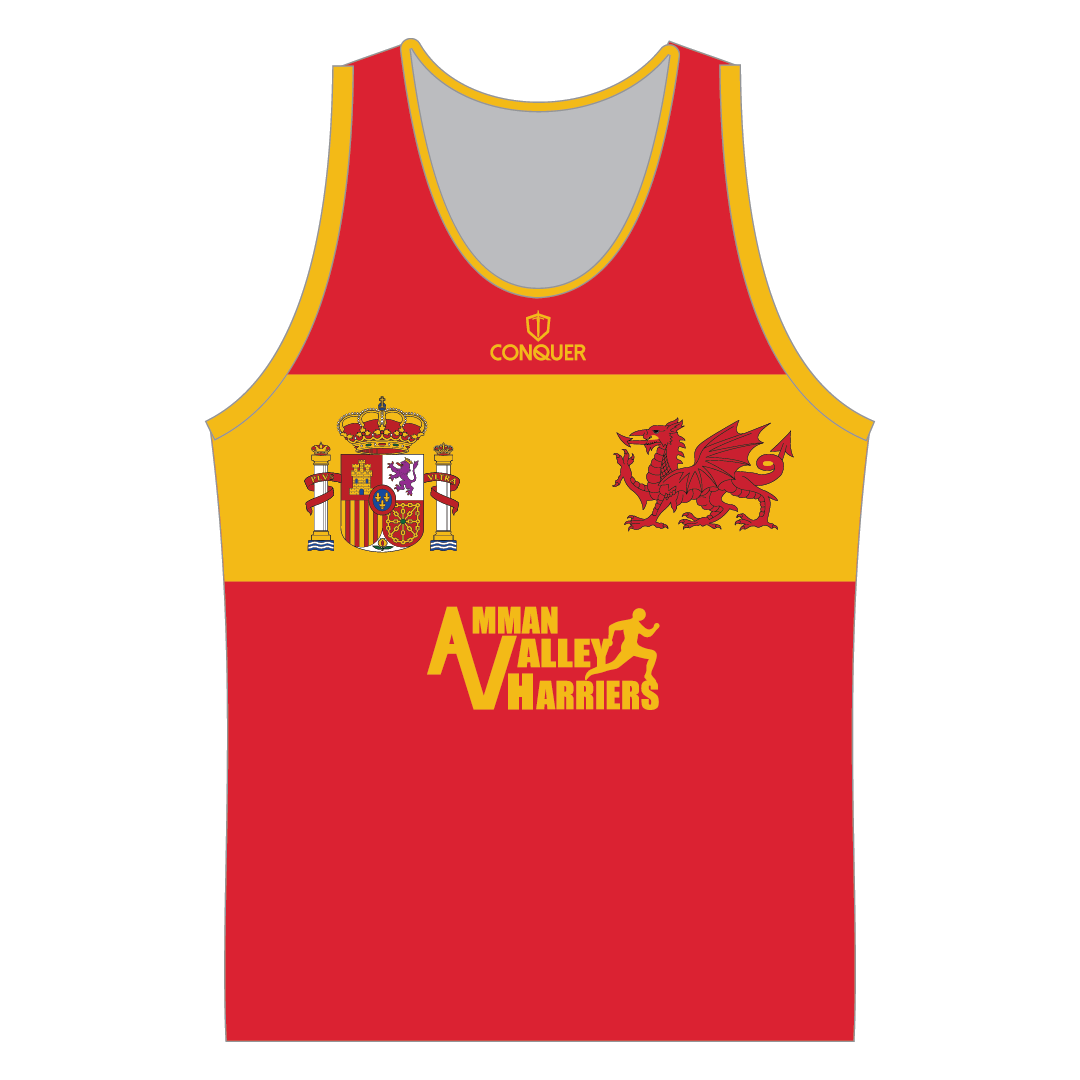 Amman Valley Harriers Tour Sublimated PRO Singlet Vest