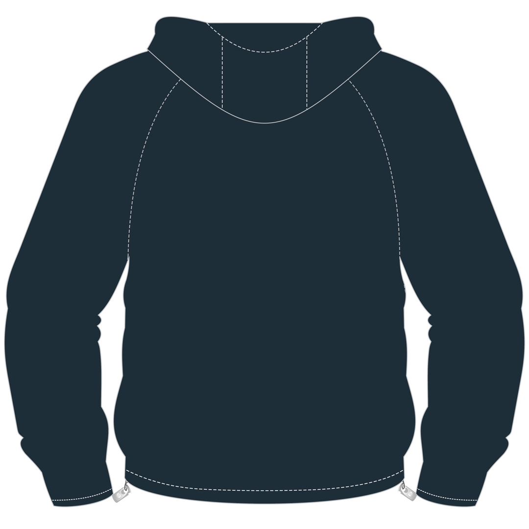 Cwmllynfell RFC Touch Ladies 1/4 Zip Hooded Windbreaker Kids