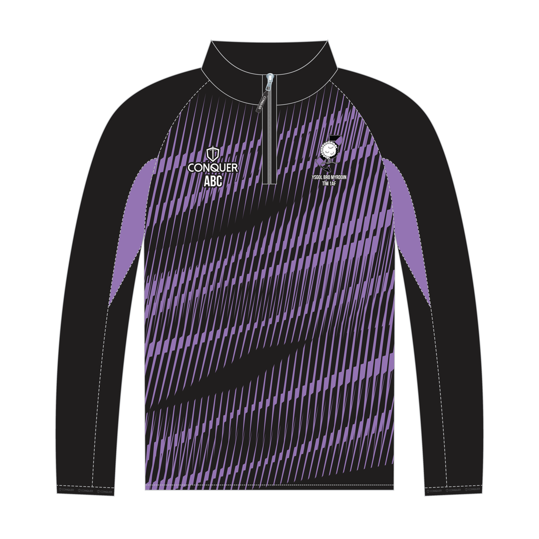 Ysgol Bro Myrddin PRO 1/4 Zip Midlayer Kids