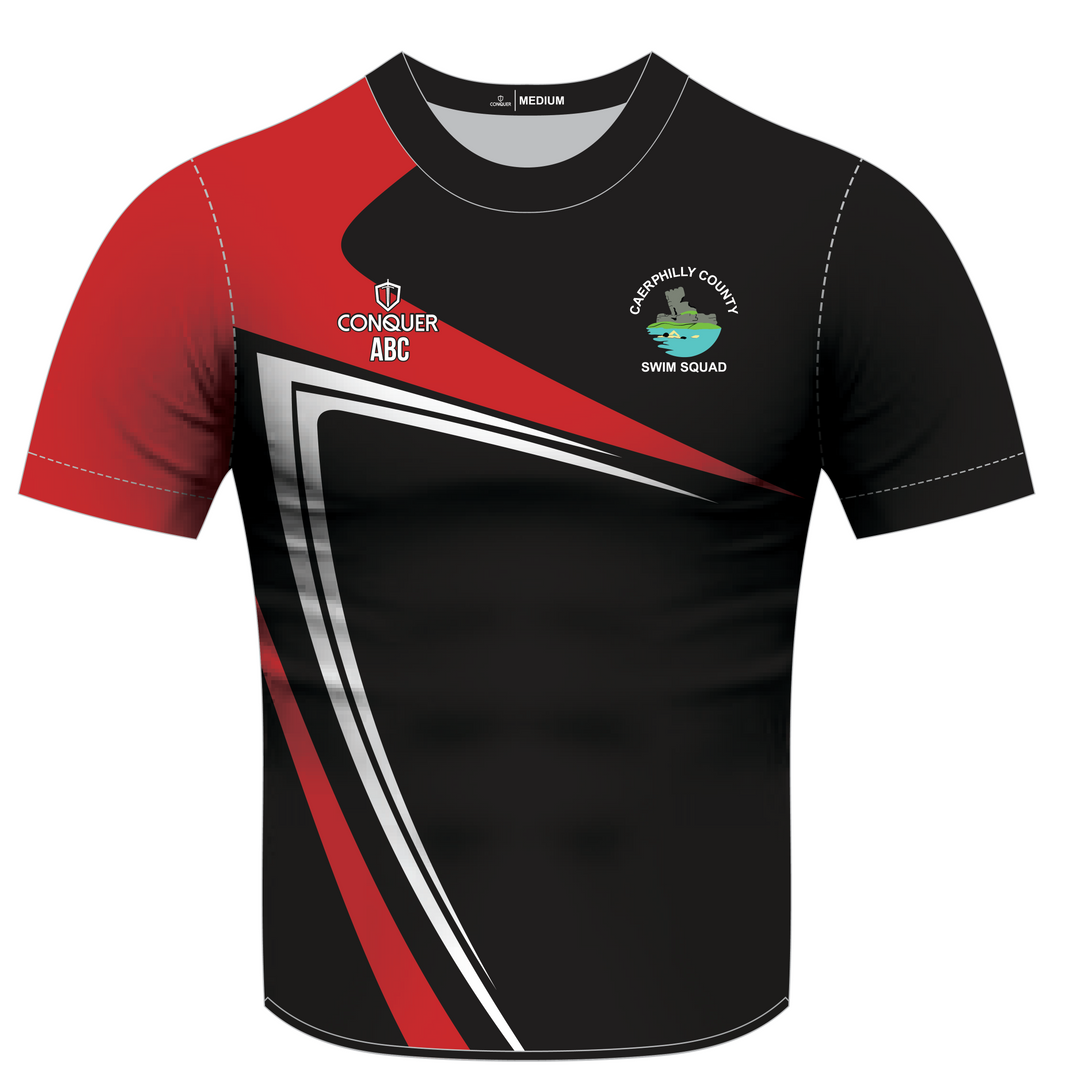 Caerphilly Swimming Squad Sublimated T-Shirt Kids
