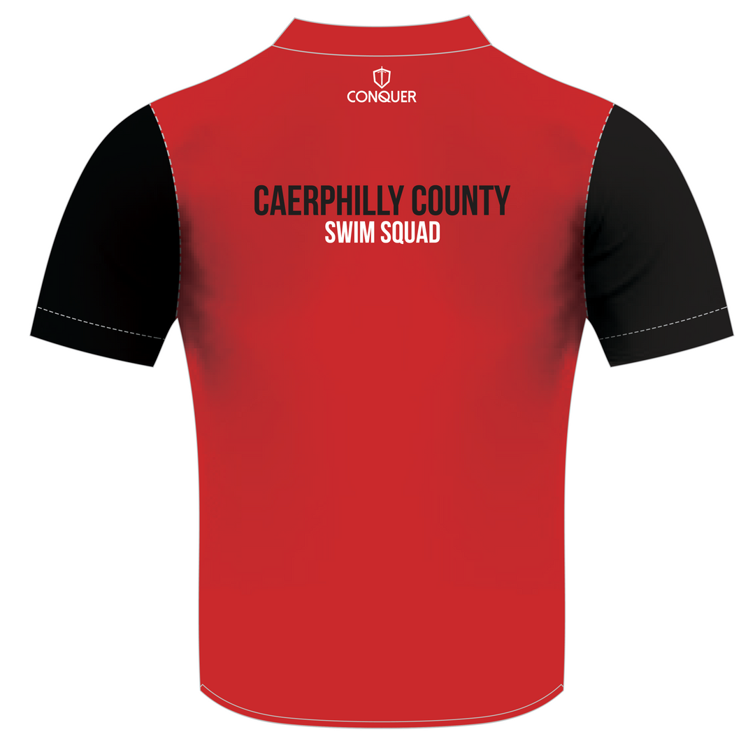 Caerphilly Swimming Sublimated T-Shirt - Coaches