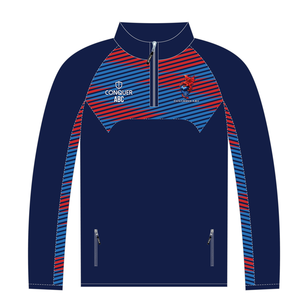 Cefn Cribwr Boxing 1/4 Zip Midlayer