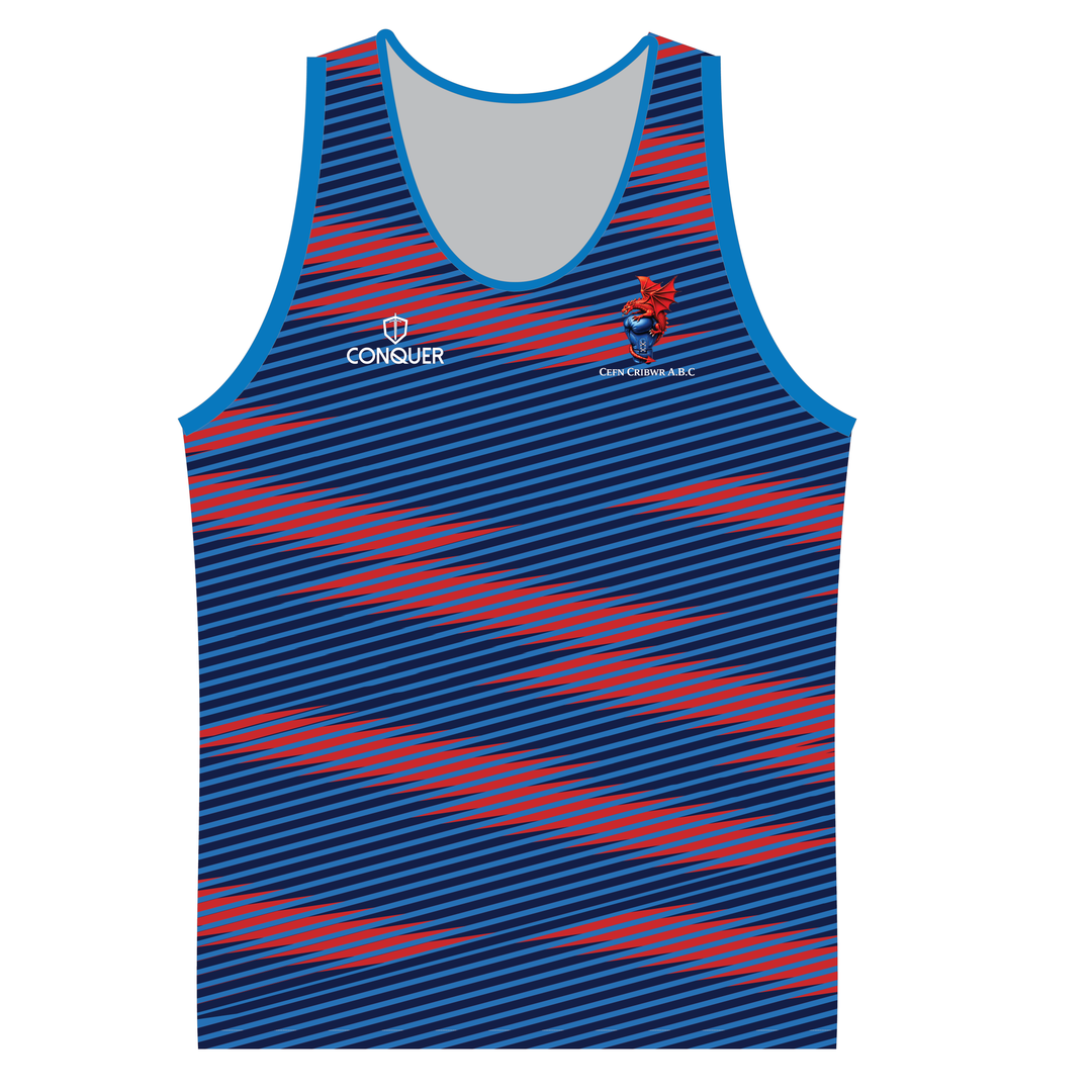 Cefn Cribwr Boxing Sublimated Singlet Vest KIDS