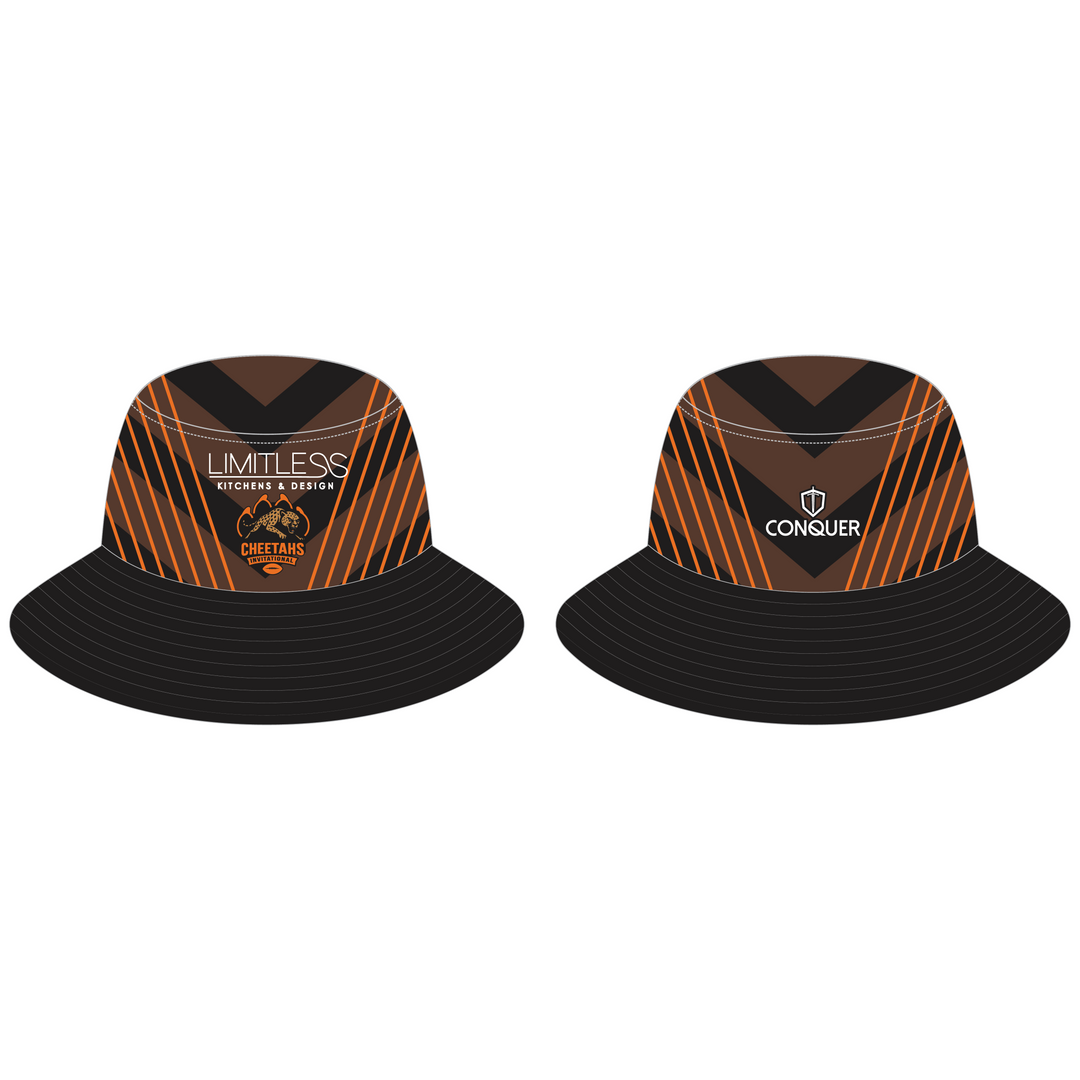 Cheetahs Invitational Reversible Bucket Hat KIDS - Black & Orange