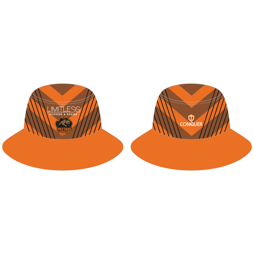 Cheetahs Invitational Reversible Bucket Hat KIDS - Black & Orange