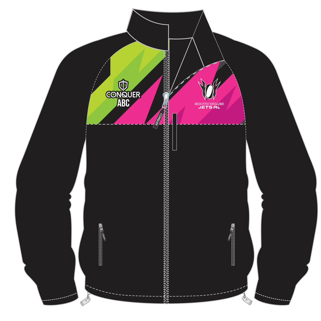 South Wales Jets Black Rain Jacket
