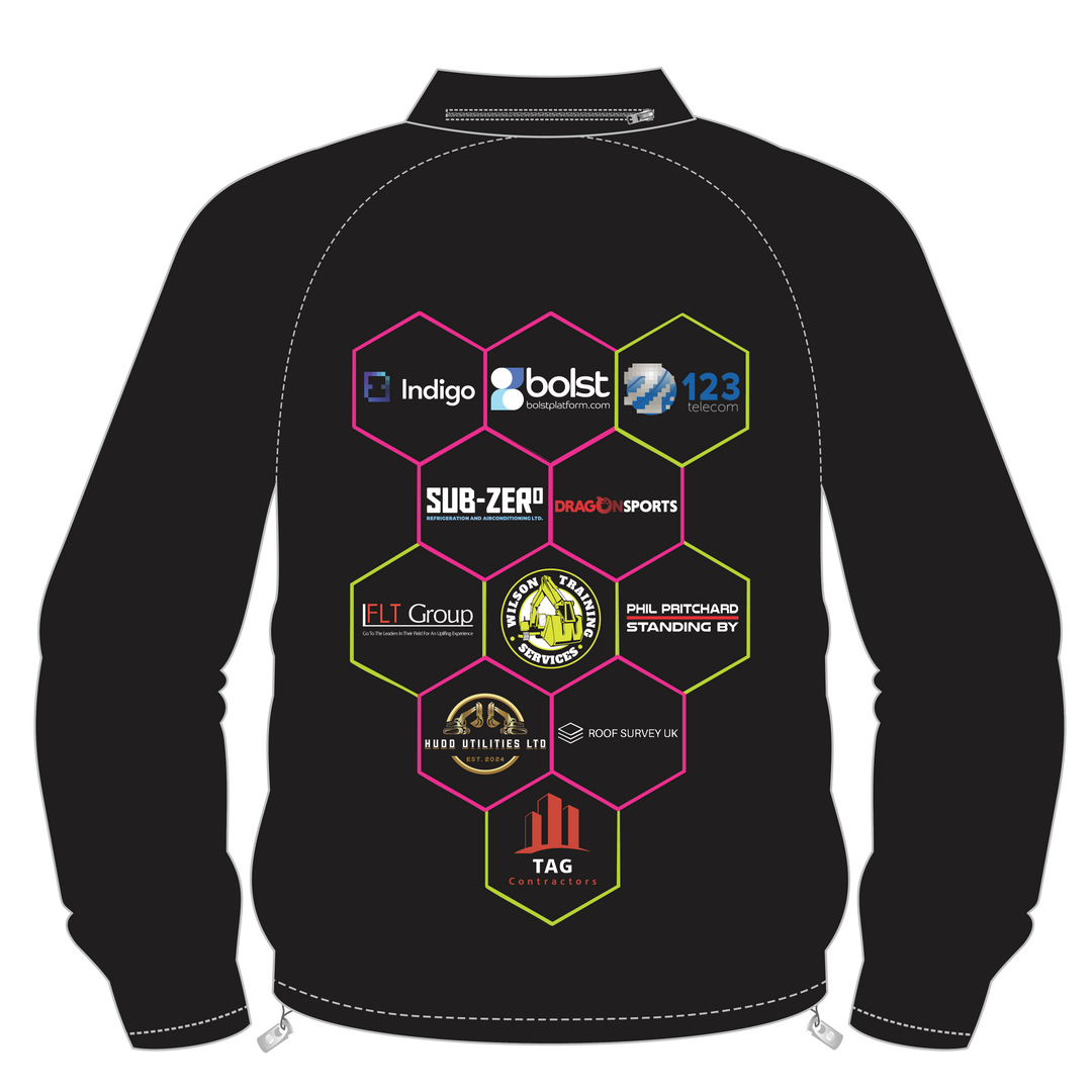 South Wales Jets Black Rain Jacket