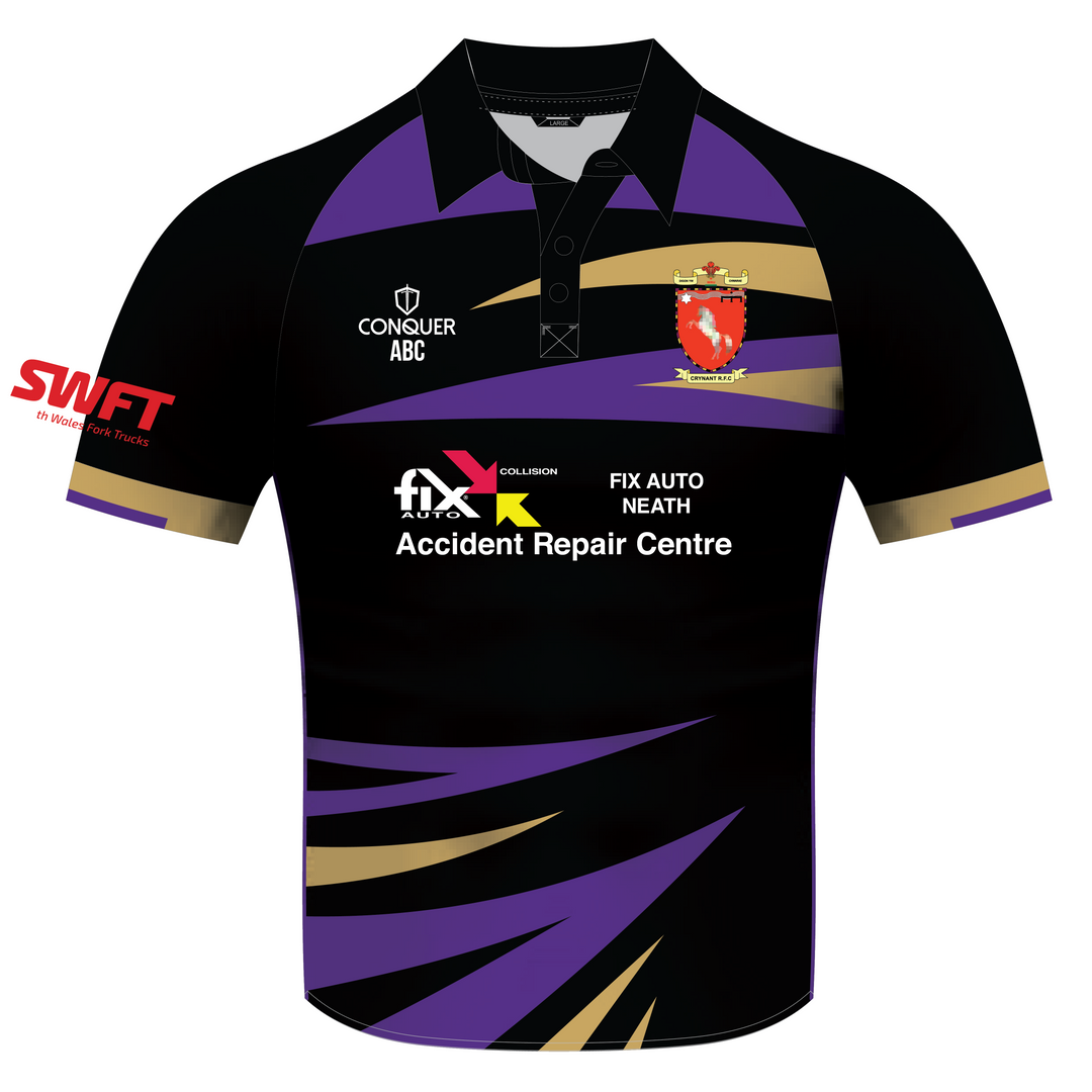 Crynant RFC SPONSOR Sublimated Polo Shirt KIDS